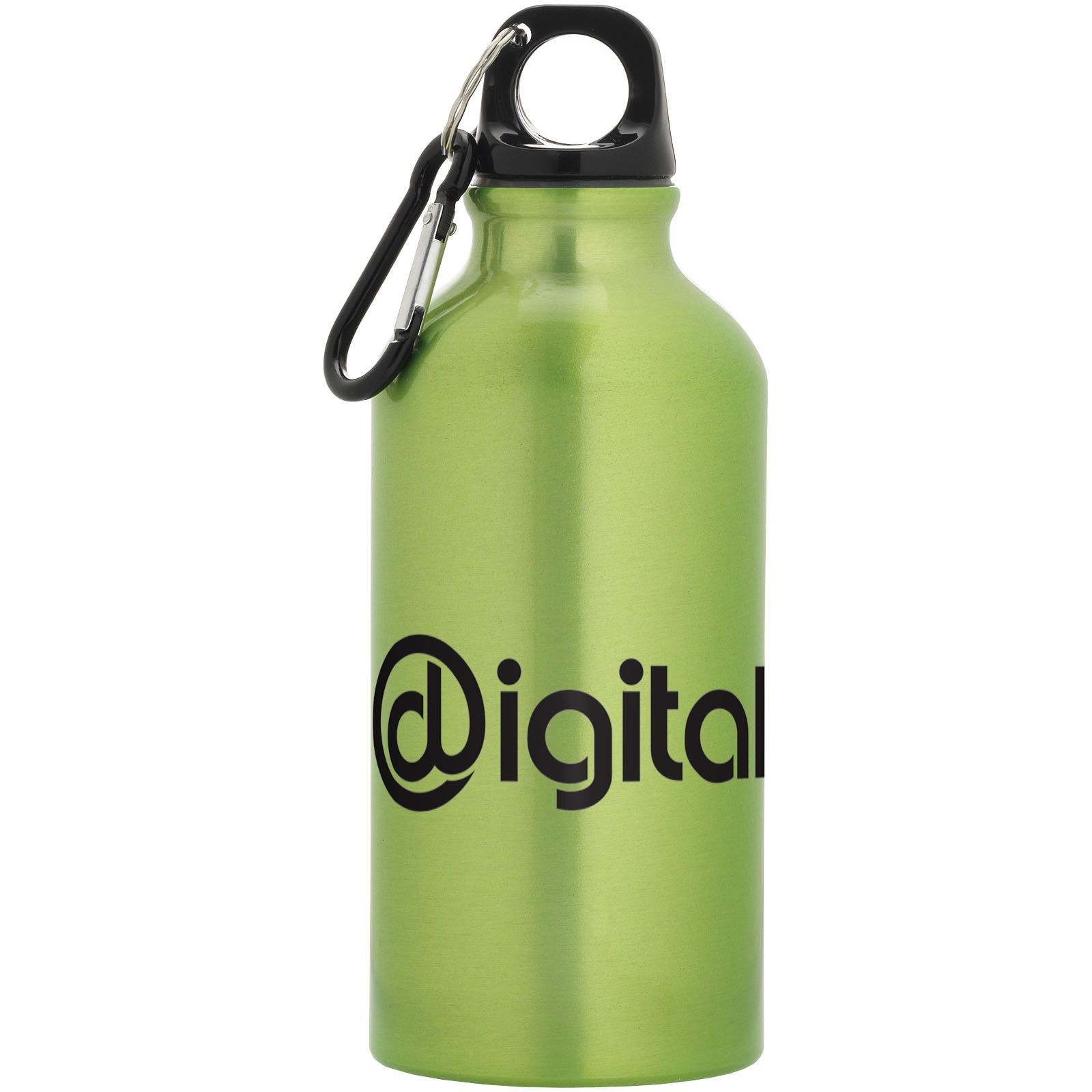 Oregon 400 ml aluminium water bottle with carabiner