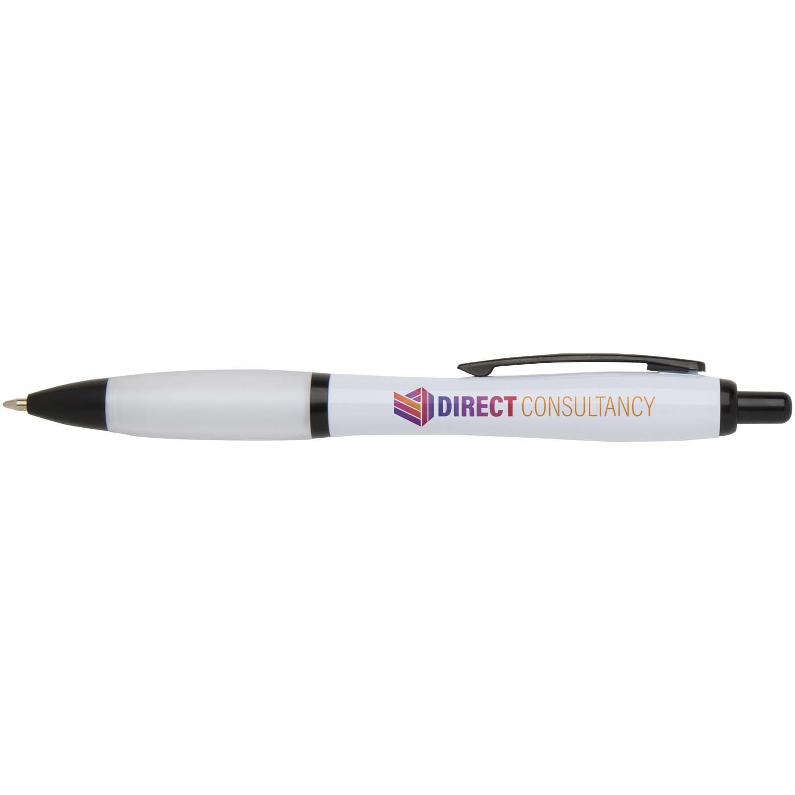 Nash recycled plastic ballpoint pen with black trims (black ink)