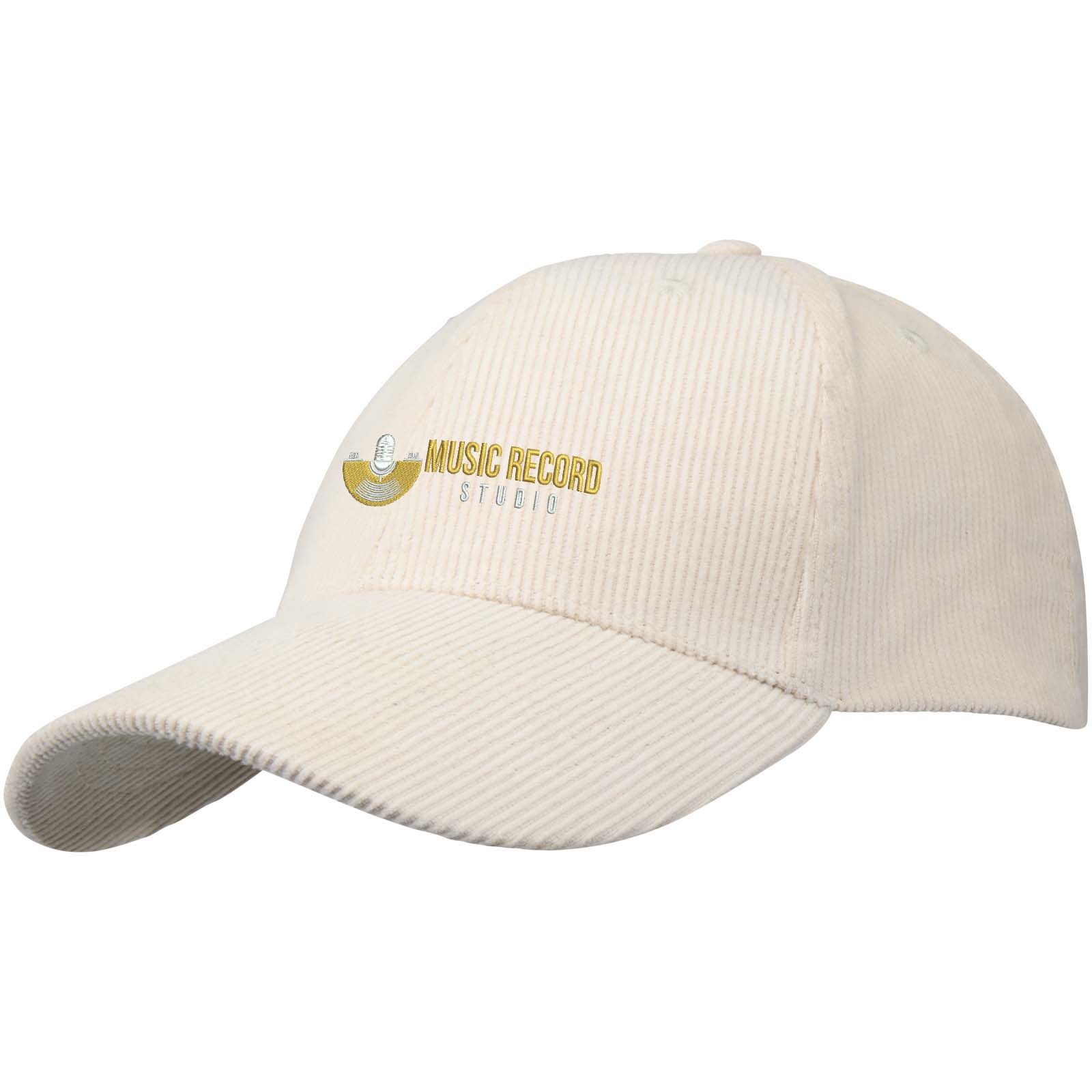 Hutton 6 panel recycled corduroy cap