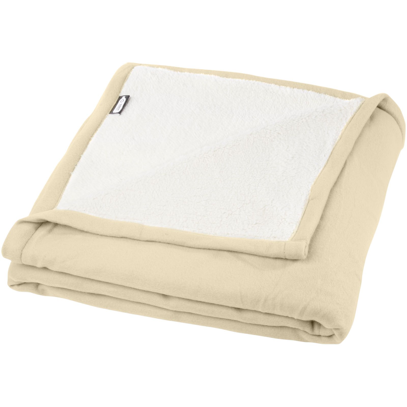 Marigold GRS certified RPET polar fleece and sherpa blanket