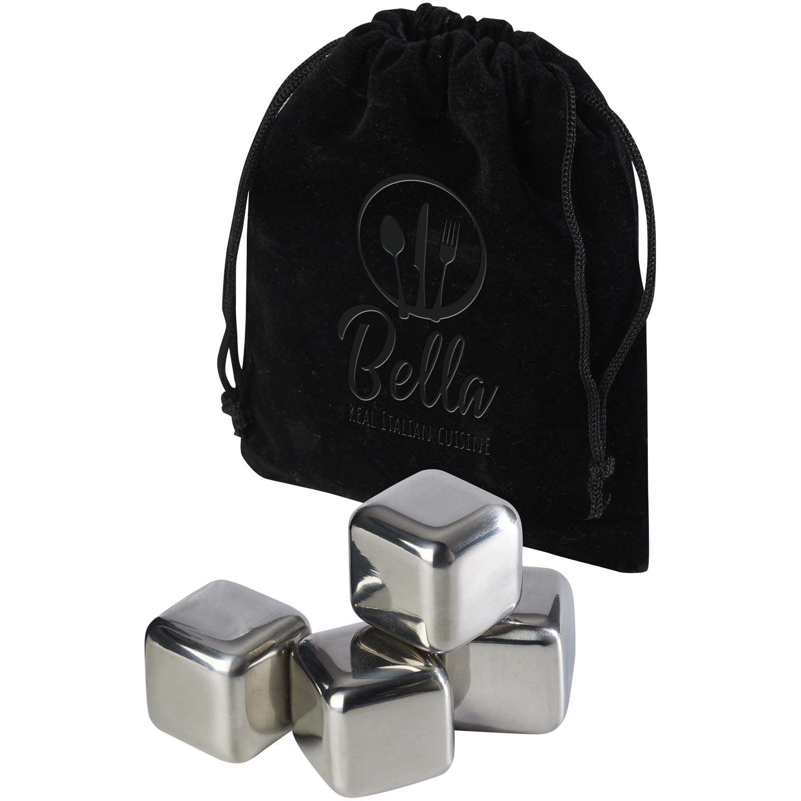 Froz stainless steel ice cubes set