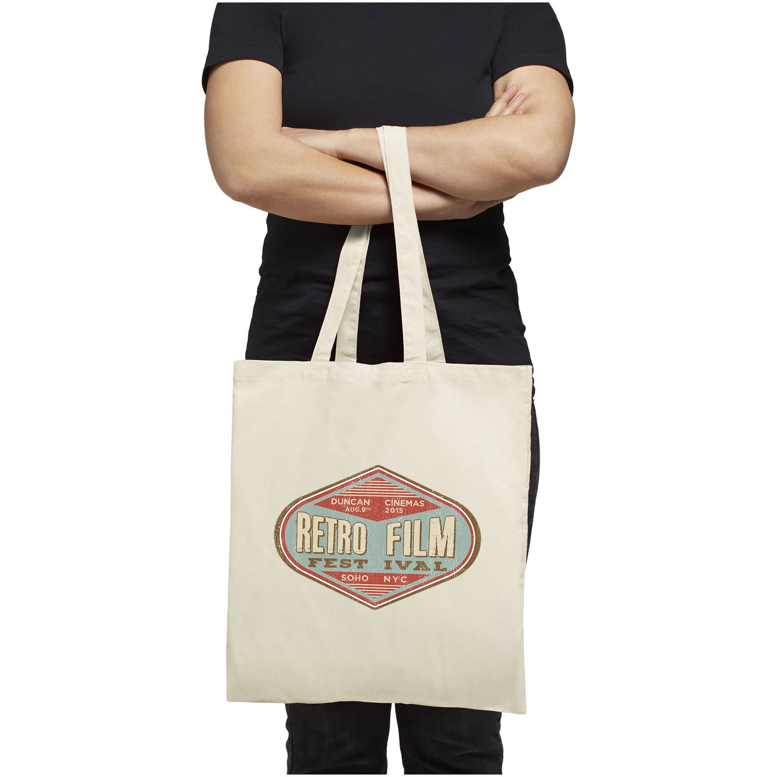 Carolina 100 g/m² cotton tote bag 7L