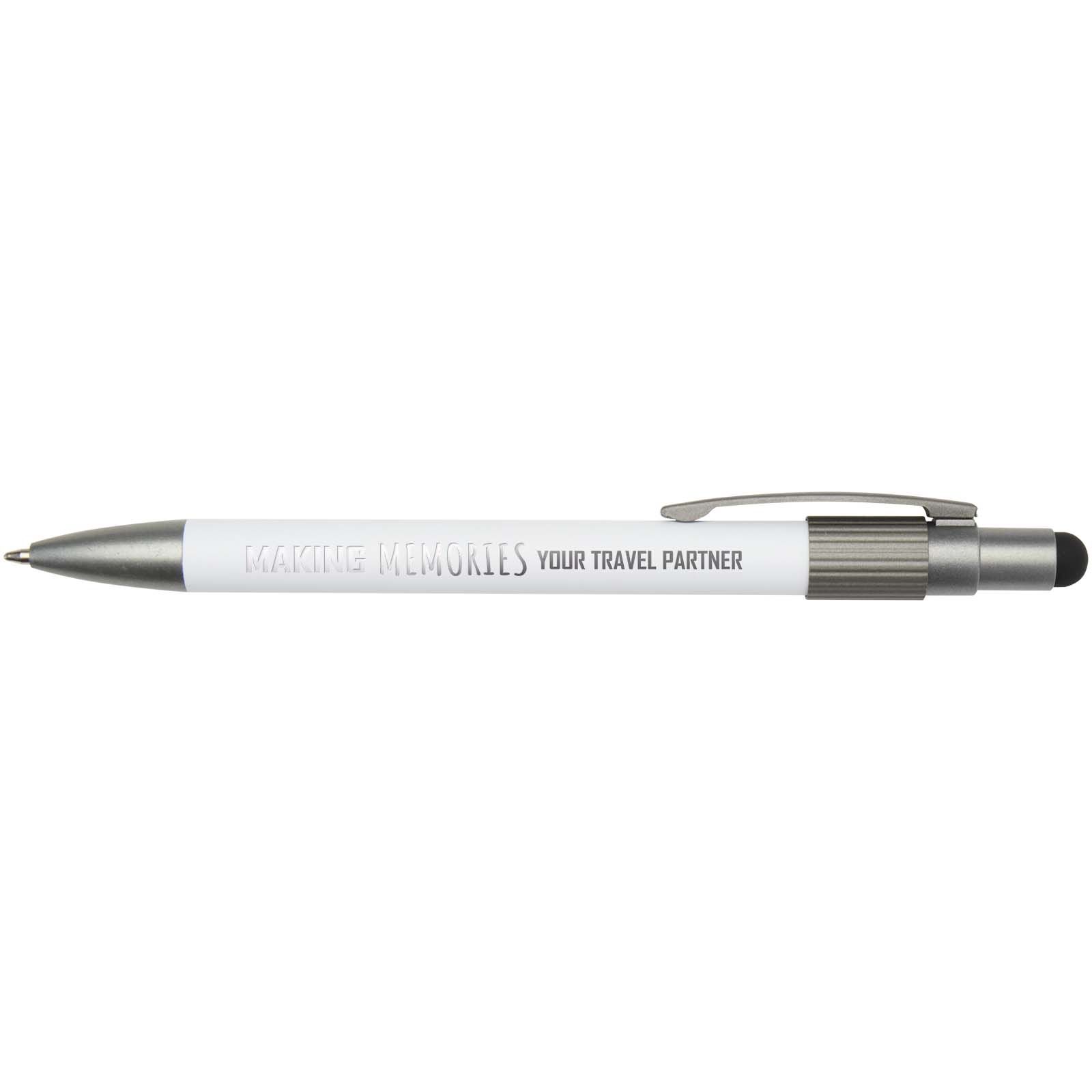Rill RCS recycled ballpoint pen with stylus and fidget spinner (black ink)