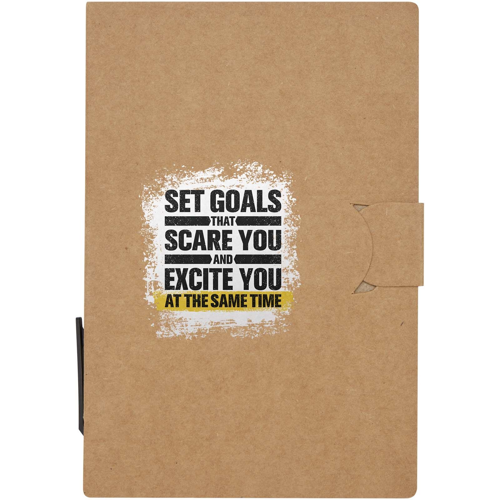 Swift sticky notes booklet with ballpoint pen (black ink)