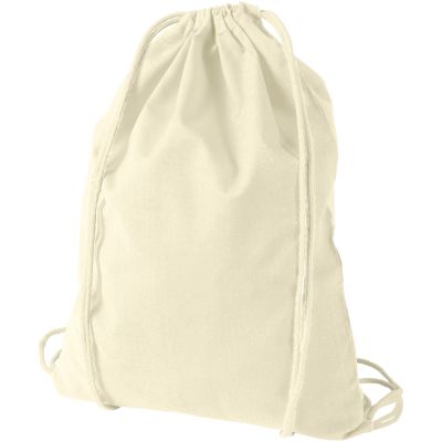 Oregon 100 g/m² cotton drawstring backpack 5L