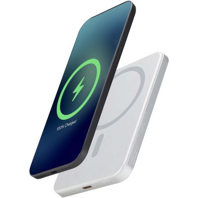 Avis 5000 mAh RCS recycled aluminium magnetic power bank 