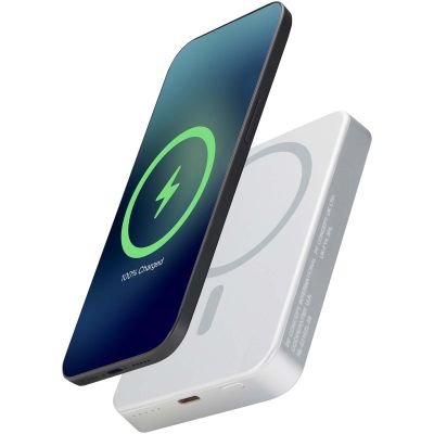 Avis 10.000 mAh RCS recycled aluminium magnetic power bank 
