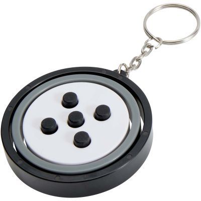 Spinx recycled plastic gyroscope fidget keychain