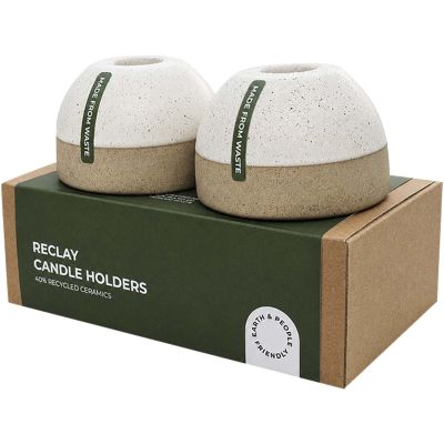 Originalhome ReClay dinner candle holder set