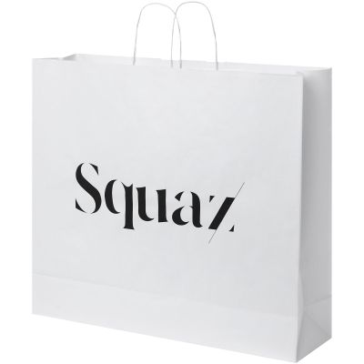 Kraft 90-100 g/m2 paper bag with twisted handles - XX large