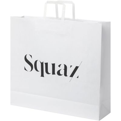 Kraft 90-100 g/m2 paper bag with flat handles - XX large