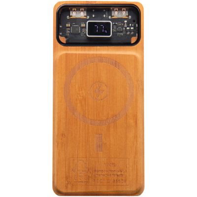 SCX.design P48 10.000 mAh magnetic 15W wooden power bank