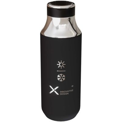 SCX.design D12 500 ml insulated stainless steel water bottle with straw