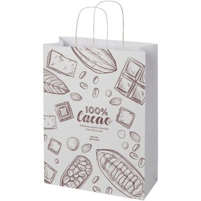 Kraft 120 g/m2 paper bag with twisted handles - XX large