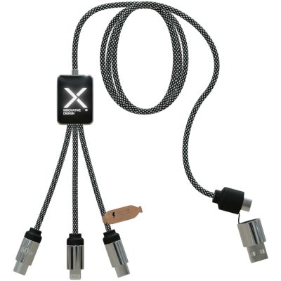 SCX.design C33 60W Type-C charging cable with dual light-up logo 