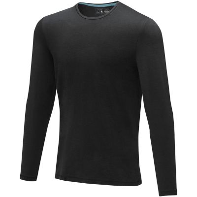 Ponoka long sleeve men's GOTS organic t-shirt