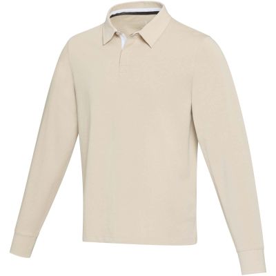 Clyde unisex GOTS organic rugby polo sweatshirt