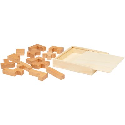 Bark wooden puzzle