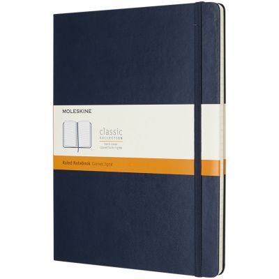 Moleskine Classic XL hard cover notebook - ruled