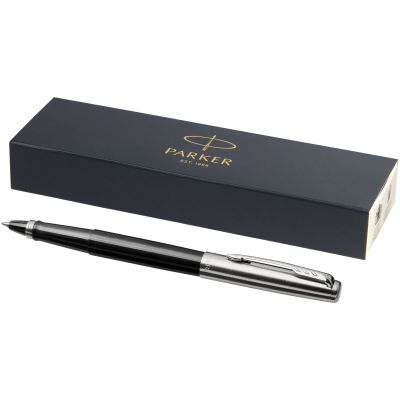 Jotter plastic with stainless steel rollerball pen