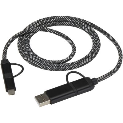 SMART 65W 100 cm RCS recycled magnetic 5-in-1 charging cable