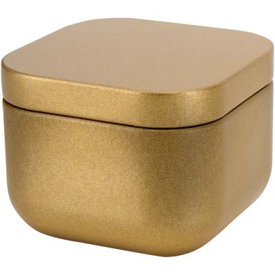 Tindra square tin candle with vanilla aroma