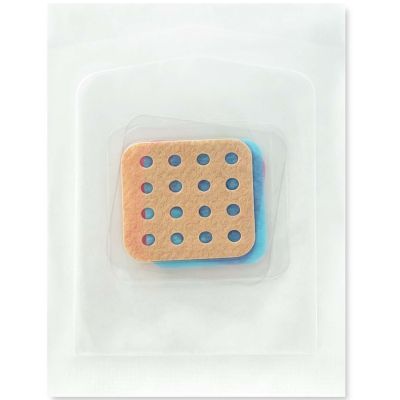 3-pieces anti scratch patches with full colour printed paper envelope 