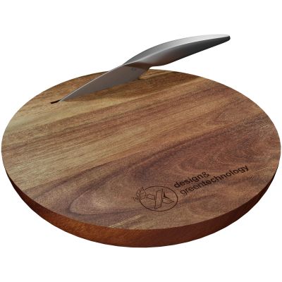 SCX.design K03 wooden cutting board and knife set