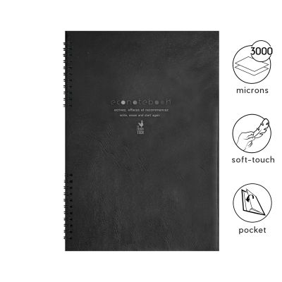 EcoNotebook NA5 with PU leather cover