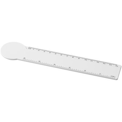 Tait 15 cm circle-shaped recycled plastic ruler 