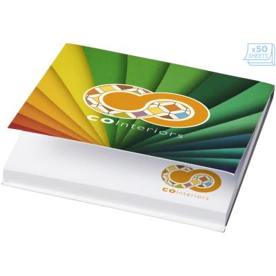 Sticky-Mate® soft cover squared sticky notes 75x75