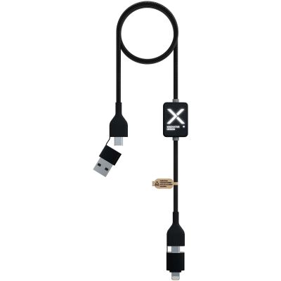 SCX.design C32 60W switch charging cable with light-up logo